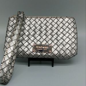 Nine West silver wallet